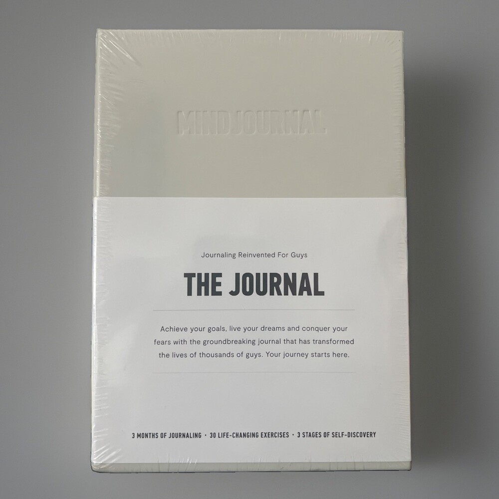 "THE JOURNAL" Journaling Reinvented For Guys 3 Month Self-Discovery Planner New